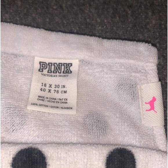 Victoria’s Secret PINK 3pc. Polka Dot Towel Bundle - Picture 12 of 12